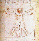 Leonardo da Vinci, Vitruvian Man (1487)