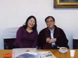 中国映画の重鎮、謝晋監督と（2006/12/15）